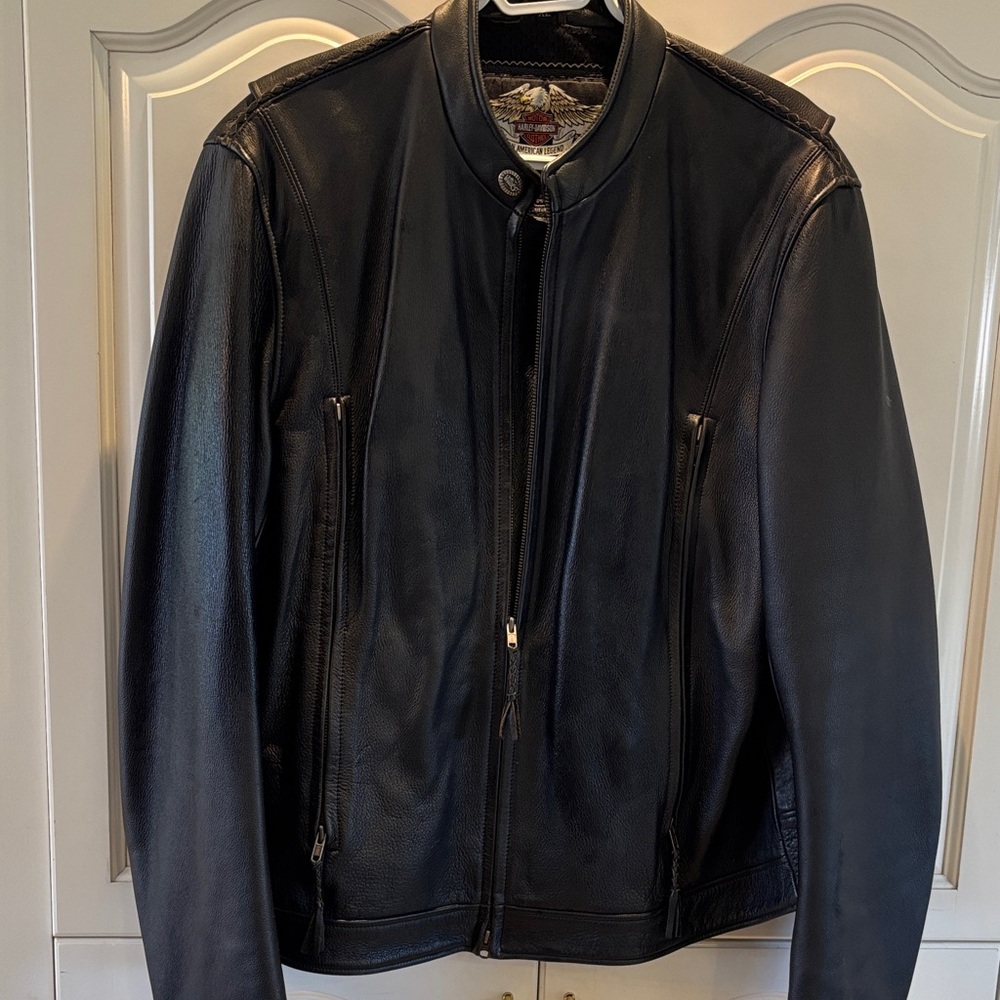 Harley-Davidson Black Leather Men's Jacket